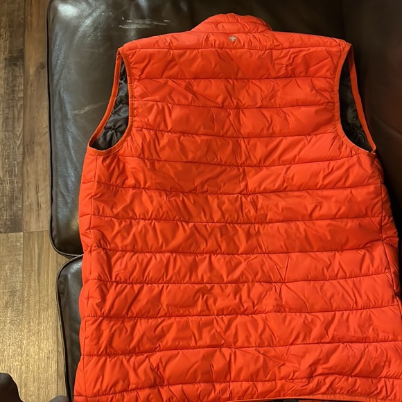 Men’s Orange Red Swiss Tech Jacket - Picture 3 of 6